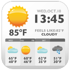 Daily weather forecast widget app☀️