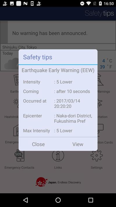 Safety tips