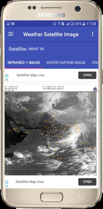 Satellite Weather Radar India