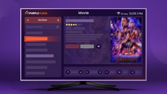 IPTV Easy Purple Player