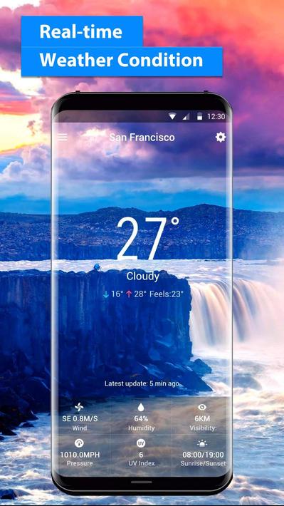 live weather widget accurate