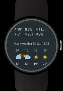 Weather for Wear OS (Android W