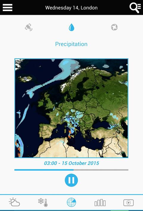 Weather for Brazil and World