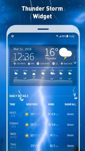 7- day weather forecast and daily temperature