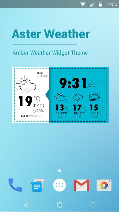 Local weather & widget☂⛈