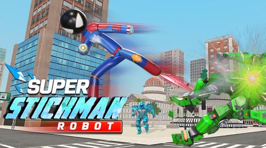 Robot Bike Stickman Rope Hero