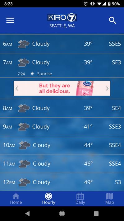 KIRO 7 PinPoint Weather App