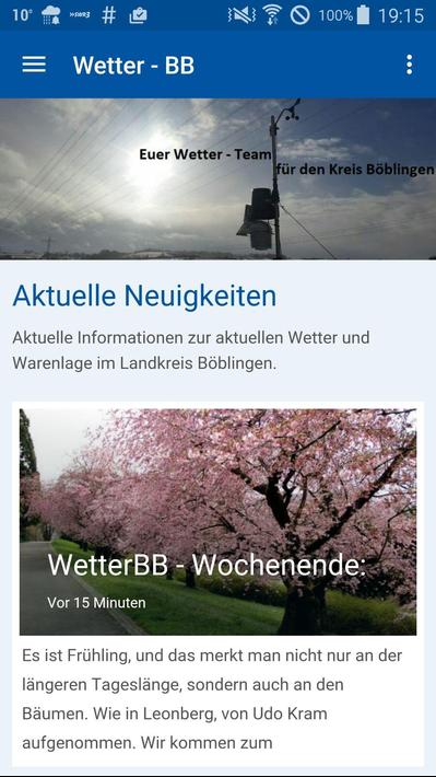 Wetter - Kreis Böblingen