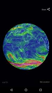 Wind Map Hurricane Tracker, 3D