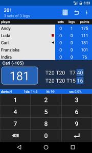 Darts Scoreboard