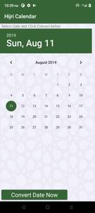 Hijri calendar (Islamic Date)