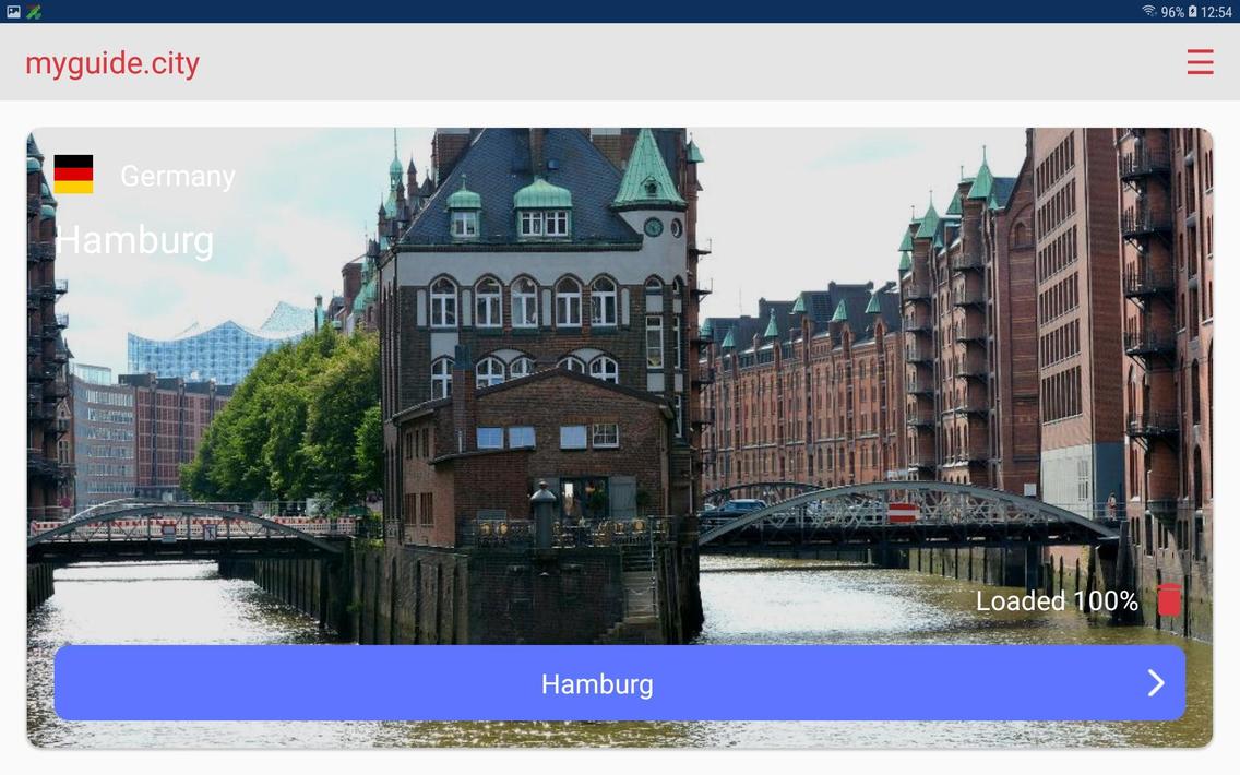 Hamburg map offline guide