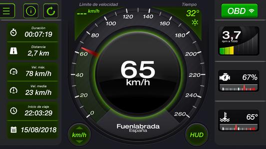 Speedbot. GPS/OBD2 Speedometer