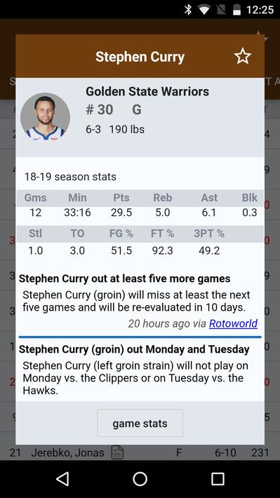 Sports Alerts - NBA edition