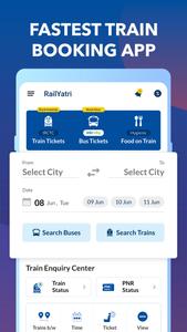 Book Tickets:Train status, PNR