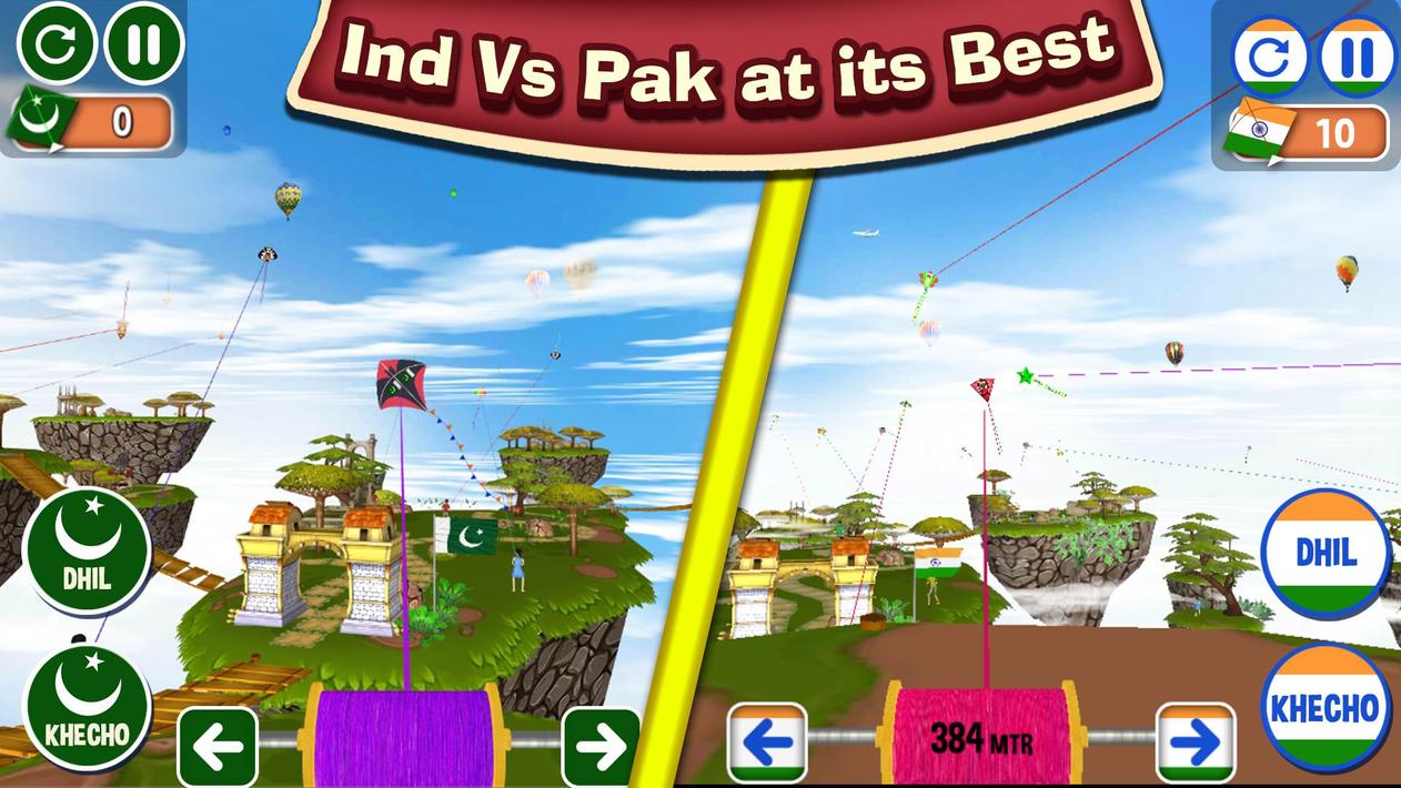 India Vs Pakistan Kite Fly