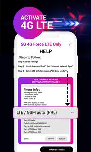 5G/4G Force LTE Only