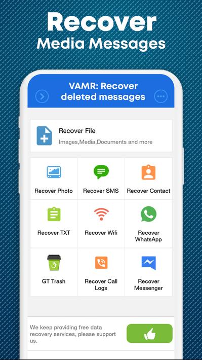 VAMR: Recover deleted messages