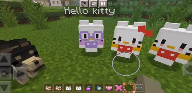 Hello Kitty Mod of Minecraft