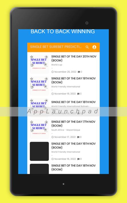 SINGLE BETTING TIPS