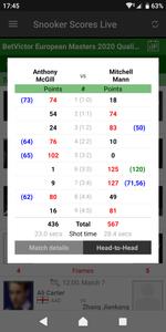 Snooker Scores Live