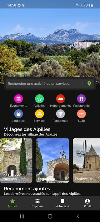 The Alpilles app