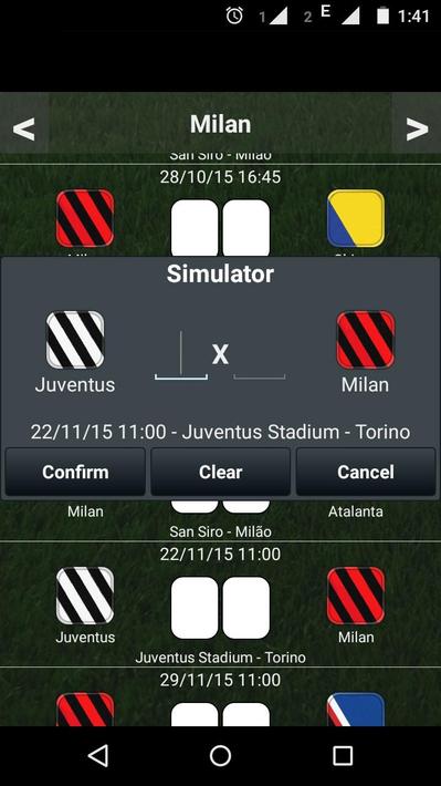 Table Italian League