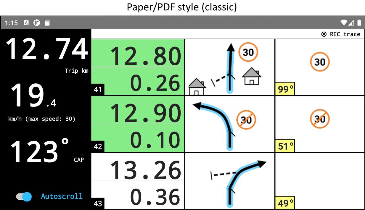 Roadbook Rally Reader