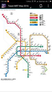 Taipei Metro Train Map 2023