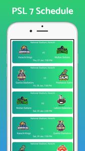 PSL 8 Schedule & Live Score