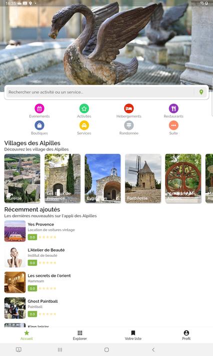 The Alpilles app