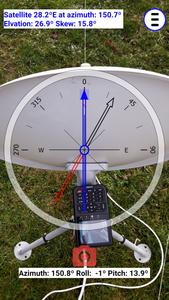 Satellite compass