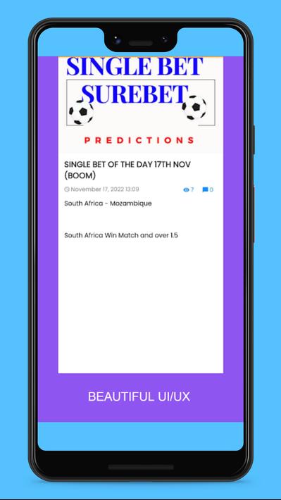 SINGLE BETTING TIPS