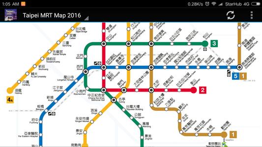 Taipei Metro Train Map 2023