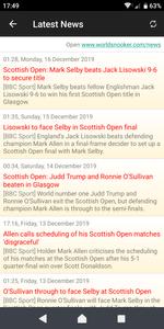 Snooker Scores Live