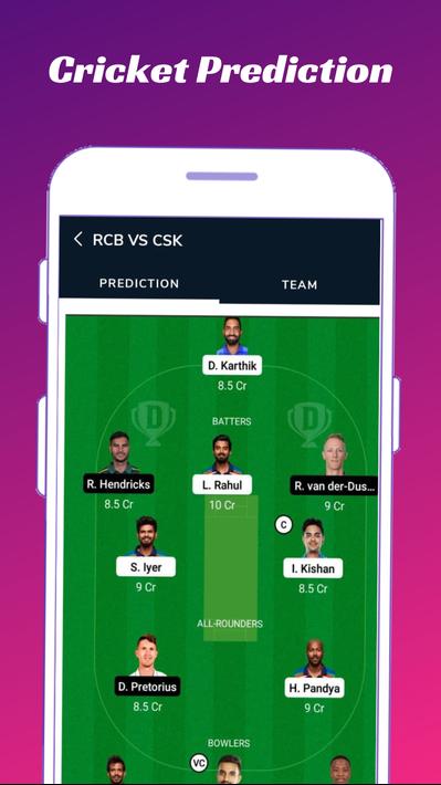 IPL Live 2023, Dream11 Team