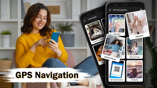 GPS Live Navigation, Road Maps