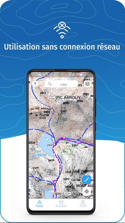 IGNrando' – France hiking maps