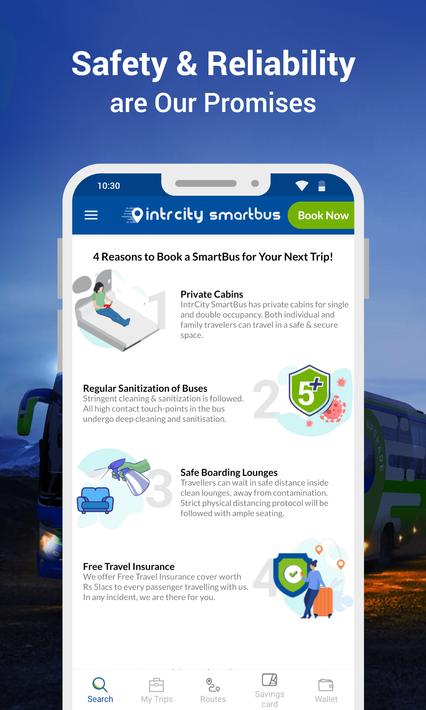 IntrCity: Bus Ticket Booking