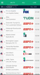 Soccer Live on TV
