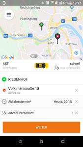 AST-APP der LINZ AG LINIEN