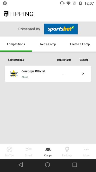 NRL Tipping