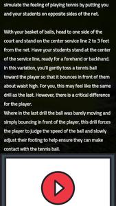 Tennis Drills Guide