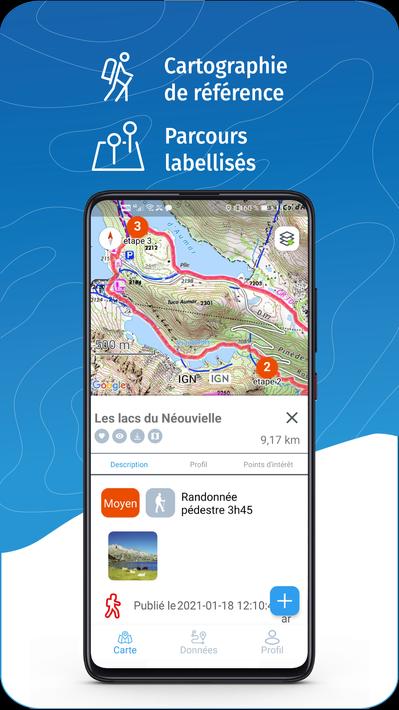 IGNrando' – France hiking maps