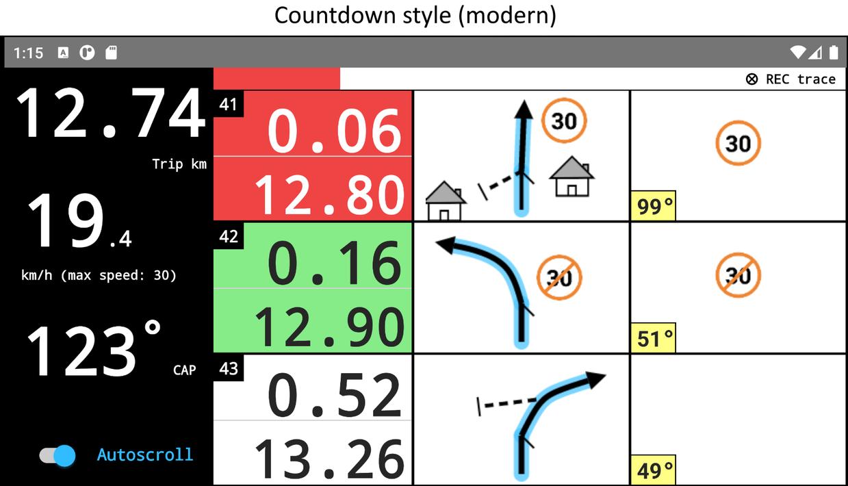 Roadbook Rally Reader