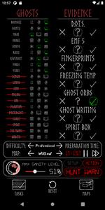 Phasmophobia Evidence Tool