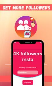 4k Followers - followers& Likes for Instagram