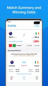 Criktok- Live Scoring App
