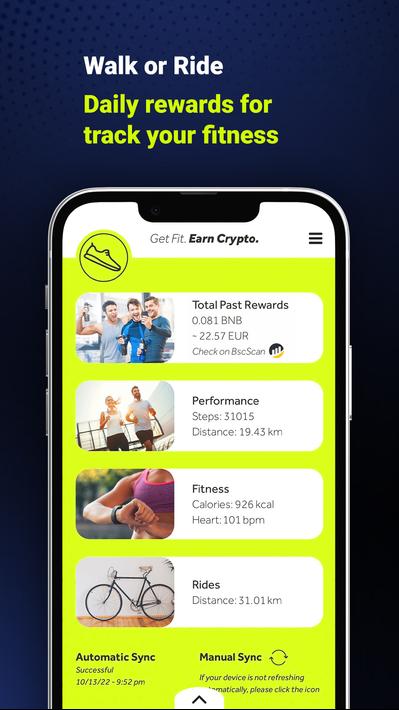 Step® Get Fit. Earn Crypto.