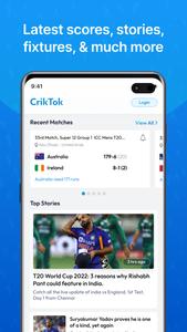 Criktok- Live Scoring App